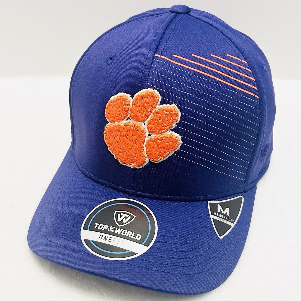 Top of the World Clemson Tigers Sling Stretch Flex Hat Cap One‎ Size Purple NCAA